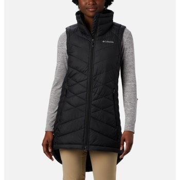 Columbia Gilet Dames, Heavenly Long Zwart, 05INCGJDQ